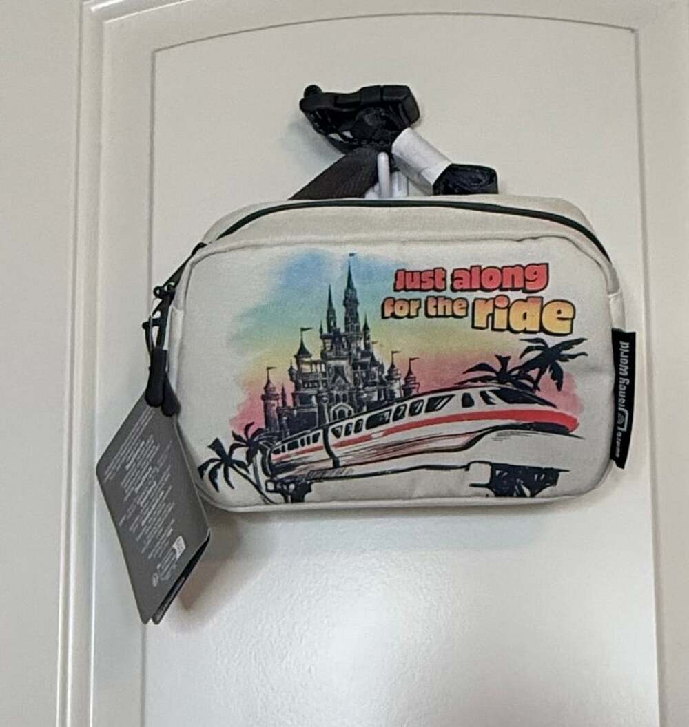 NWT Disney Walt Disney World Castle Monorail Fanny Pack